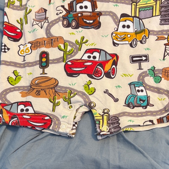 Little Sleepies Pixar Cars Radiator Springs Romper 6-12M - Picture 5 of 8